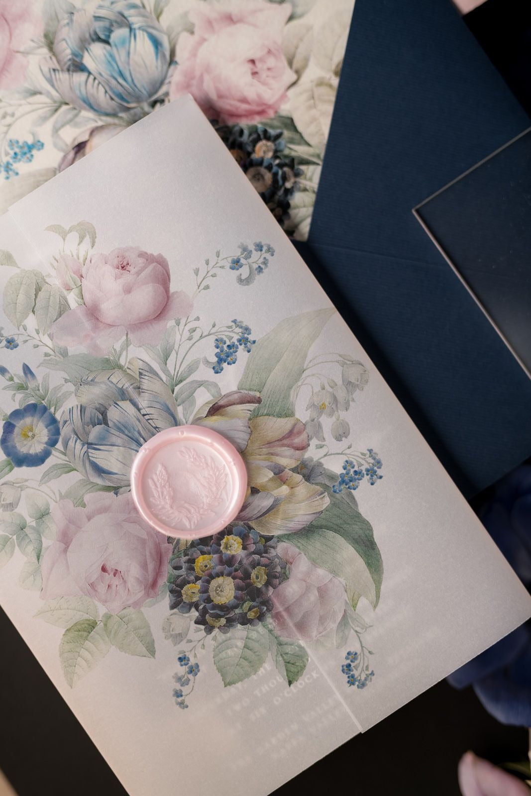 Acrylic wedding cards