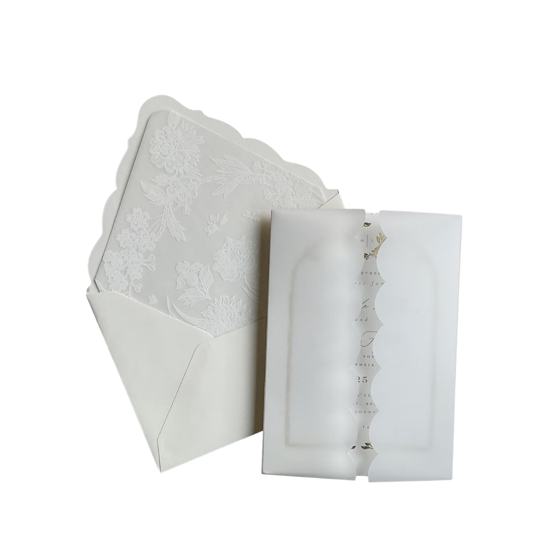 Acrylic Wedding card