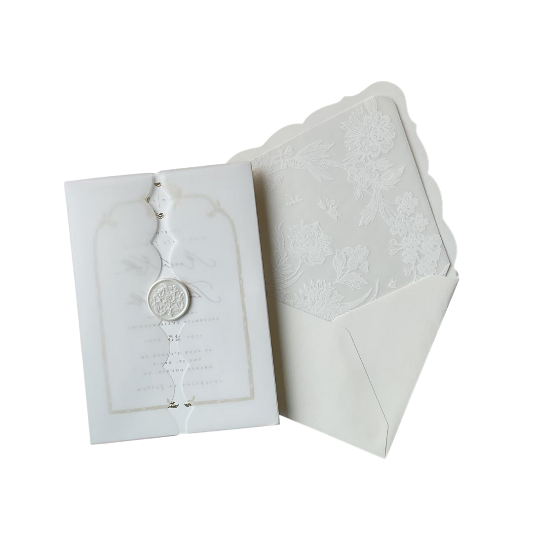 Acrylic Wedding card