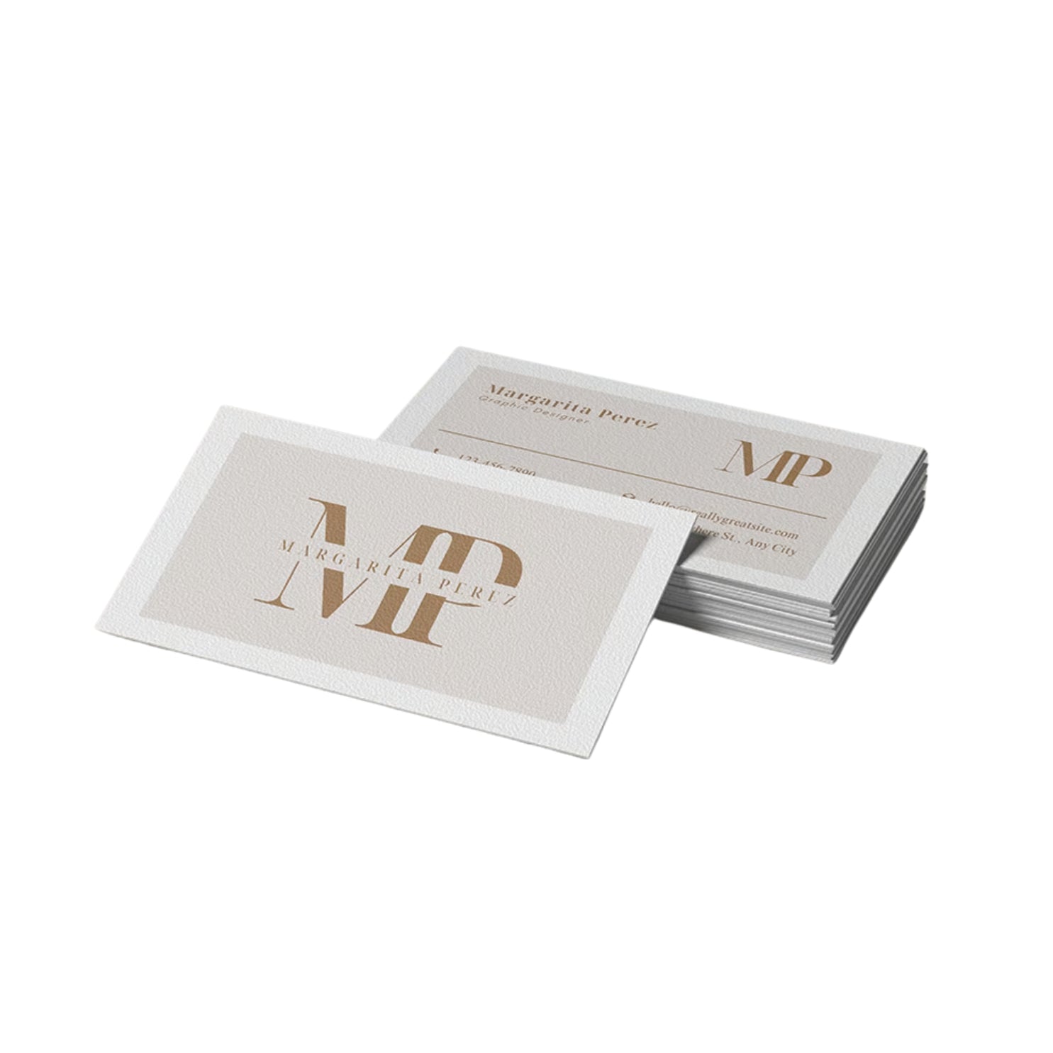 Embossed Business Card