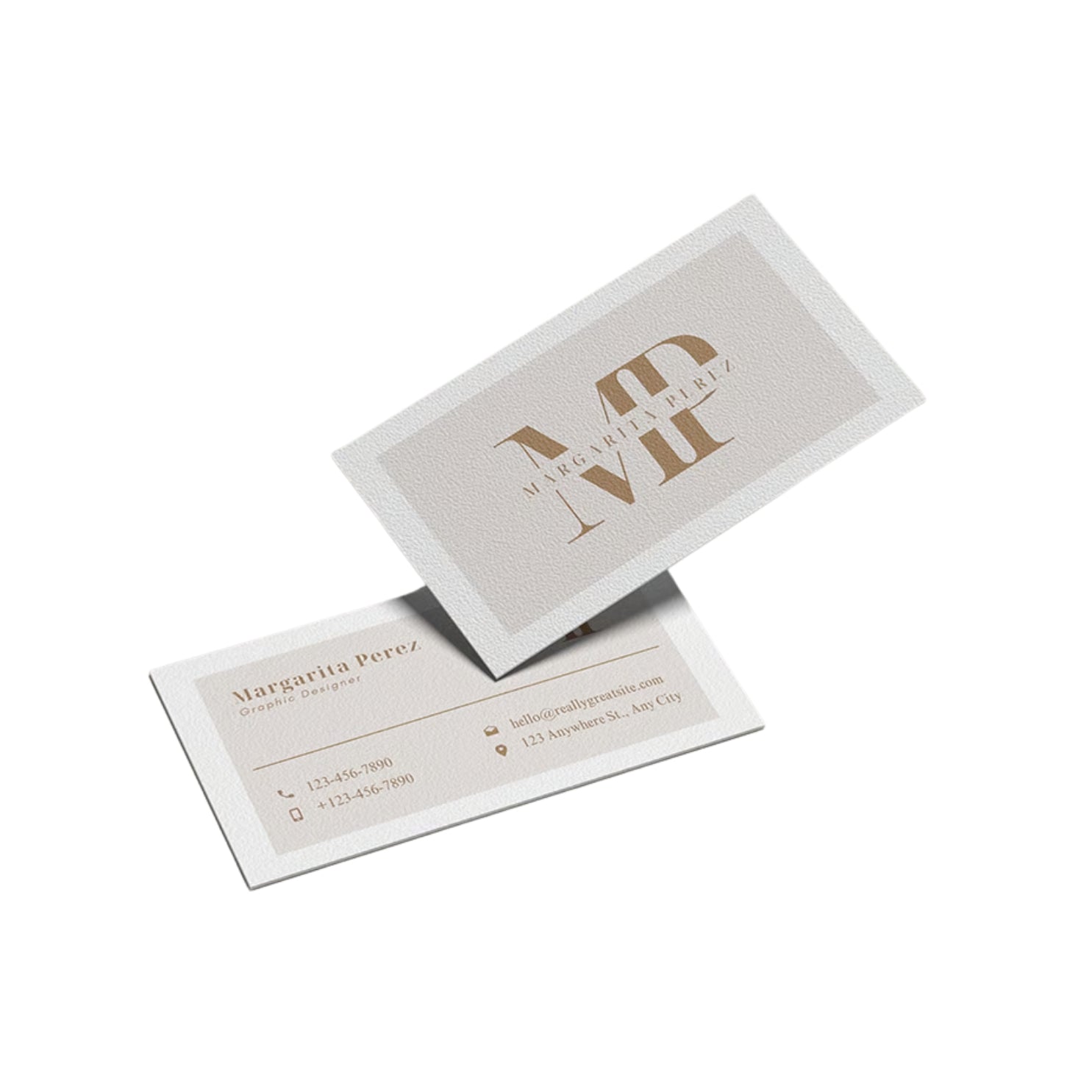 Embossed Business Card