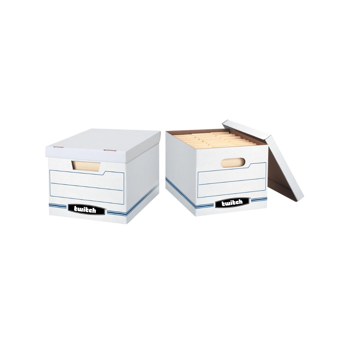 Multiple File Storage Custom White Banker Boxes Are Perfect For Multiple-File Storage ...